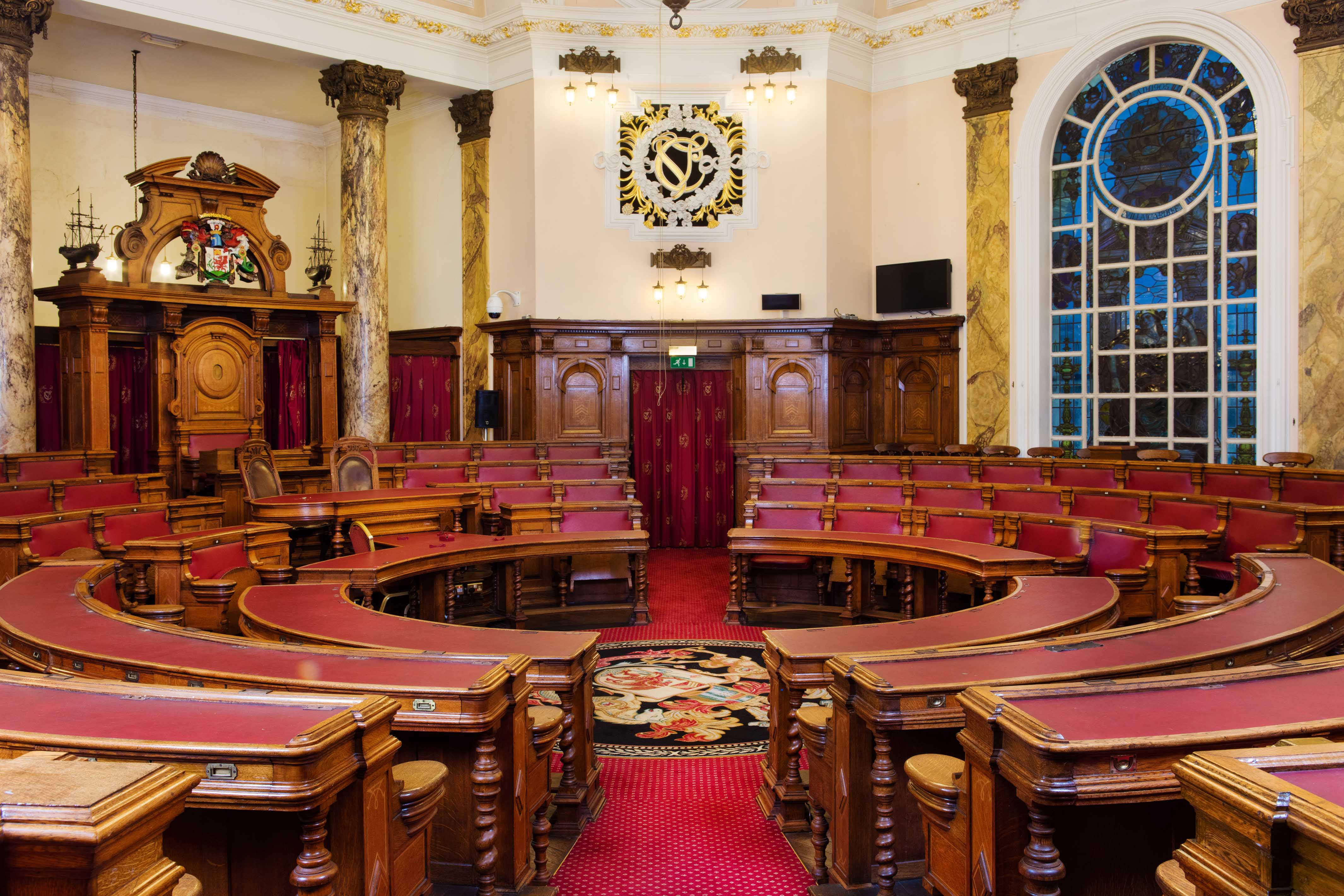 Cardiff Town Hall at Night